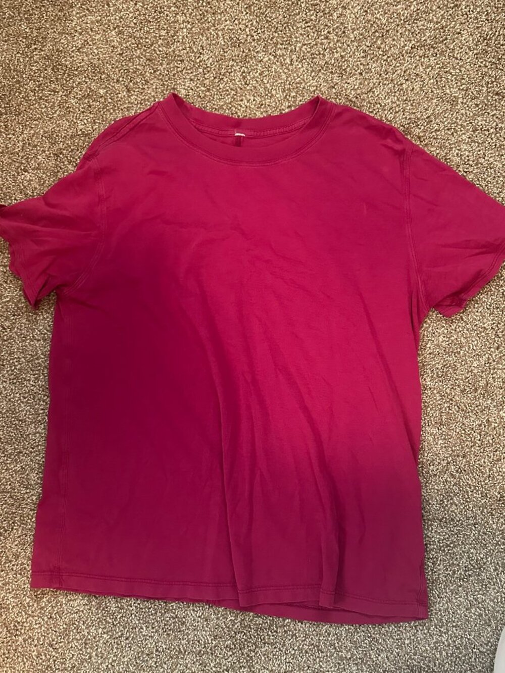 Lululemon All Yours Tee Pink Short Sleeve Top 6/8